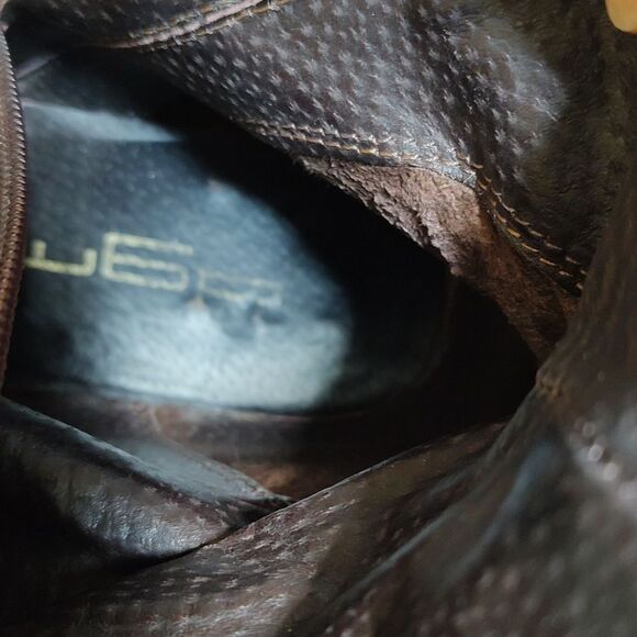 Vera Pelle Tall Leather Boots Made in Romania - Picture 10 of 12